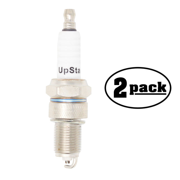 2-Pack Compatible Spark Plug for BRUSHMASTER Lawn Mower & Garden Tractor with Honda 13 hp OHV