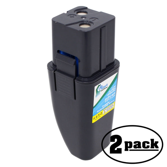 2-Pack Compatible Ontel Swivel Sweeper 7.2V NIMH Battery 1500mAh
