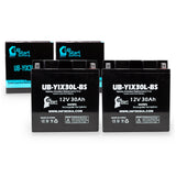 2-Pack Battery Replacement for 2012 Arctic Cat Prowler 550 550 CC UTV - 12V, 30AH
