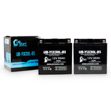 2-Pack Battery Replacement for 1983 BMW R100CS 1000 CC Motorcycle - 12V, 30AH