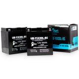 2-Pack Battery Replacement for 2015 Polaris ACE 325 CC ATV - 12V, 30AH