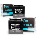 2-Pack Battery Replacement for 1992 Moto Guzzi California III 1000 CC Motorcycle - 12V, 30AH