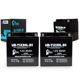 3-Pack Battery Replacement for 1981 BMW R75/7 750 CC Motorcycle - 12V, 30AH