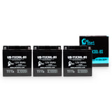 3-Pack Battery Replacement for Ducati GT, GTS 860 CC Motorcycle - 12V, 30AH