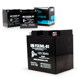 3-Pack Battery Replacement for 1976 BMW R100/7 1000 CC Motorcycle - 12V, 30AH