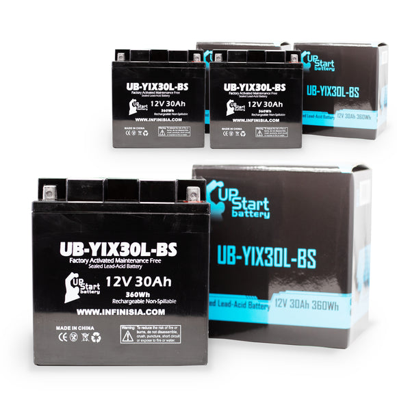 3-Pack Battery Replacement for 1969 BMW R90/6, R9OS 900 CC Motorcycle - 12V, 30AH