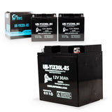 3-Pack Battery Replacement for 1969 BMW R90/6, R9OS 900 CC Motorcycle - 12V, 30AH