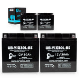4-Pack Battery Replacement for 2016 Arctic Cat Wildcat Sport, Trail 700 CC UTV - 12V, 30AH