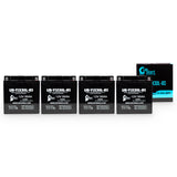 4-Pack Battery Replacement for 2006 Polaris Sportsman EFI 500 CC ATV - 12V, 30AH