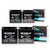 4-Pack Battery Replacement for 2010 Polaris Ranger 4x4, 500 CC UTV - 12V, 30AH