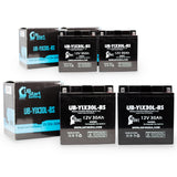 4-Pack Battery Replacement for 1987 BMW K75, RT 750 CC Motorcycle - 12V, 30AH