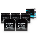 5-Pack Battery Replacement for 1972 BMW R60/6, R60/7 600 CC Motorcycle - 12V, 30AH