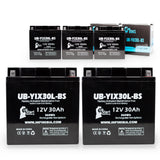 5-Pack Battery Replacement for 1989 BMW K75, RT 750 CC Motorcycle - 12V, 30AH