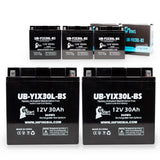 5-Pack Battery Replacement for 2016 Polaris RZR 900 CC UTV - 12V, 30AH