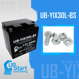 2 Pack Replacement for YIX30L-BS Battery 12V 30AH SLA