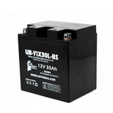 Battery Replacement for 1979 BMW R75/7 750 CC Motorcycle - 12V, 30AH