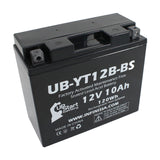 3-Pack Battery Replacement for 2014 Yamaha FZ6, R 600 CC Motorcycle - 12V, 10AH