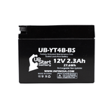 2-Pack 2008 Suzuki DR-Z70 70CC Motorcycle Battery Replacement - 12V, 2.3Ah