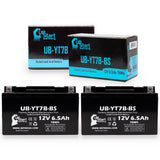 2-Pack 2007 Yamaha YFZ450 450CC ATV Battery Replacement - 12V, 6Ah