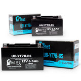 2-Pack 2003 Suzuki DR-Z400, E, S, SM 400CC Motorcycle Battery Replacement - 12V, 6Ah