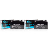 2-Pack 2006 Triumph Daytona 675 675CC Motorcycle Battery Replacement - 12V, 6Ah