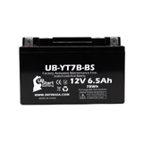 2-Pack 2007 Yamaha YFZ450 450CC ATV Battery Replacement - 12V, 6Ah