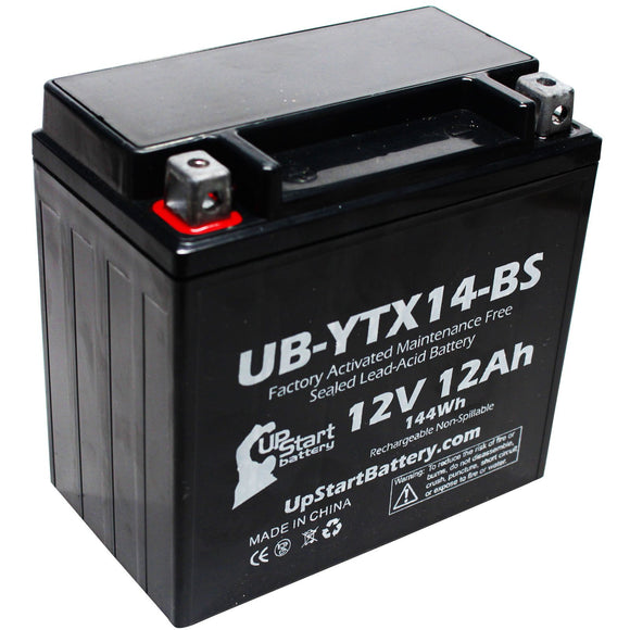 2002 Yamaha YFM66R Raptor 660 CC ATV Battery Replacement - 12V, 12AH