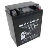 2 Pack Replacement for YTX14AHL-BS Battery 12V 12AH SLA - Compatible with 1978 Yamaha Xs650, 1979 Suzuki Gs1000, 1979 Yamaha Xs650, 1980 Yamaha Xs650, 1981 Yamaha Xs650, 1978 Suzuki Gs1000