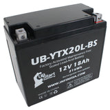 Battery Replacement for 2019 Kawasaki Jet Ski JT1500B, C, 250X, Ultra LX, 260(L)X, 300(L)X 1500 CC Personal Watercraft - Factory Activated, Maintenance Free Battery - 12V, 18AH