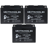 3-Pack Battery Replacement for 2009 Arctic Cat Prowler 700 700 CC UTV - 12V, 21AH