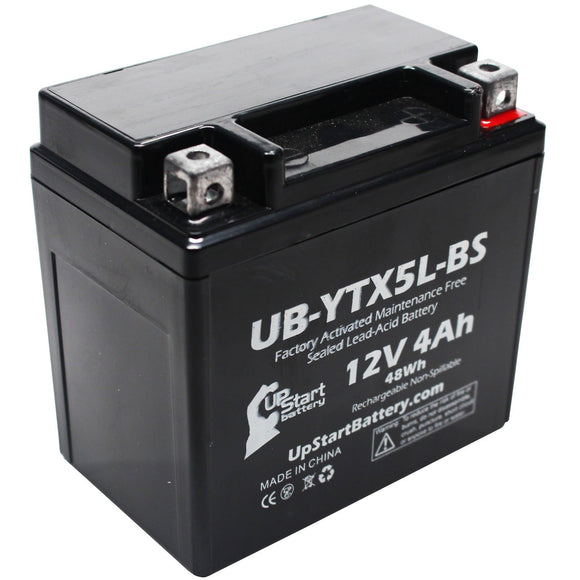 2006 E-Ton All Models 90CC ATV Battery Replacement - 12V, 4Ah