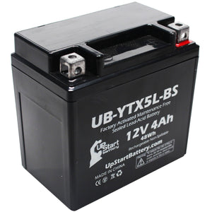 2007 Kawasaki KFX50 50CC ATV Battery Replacement - 12V, 4Ah