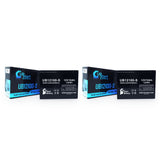2x Pack Mongoose Impact Scooter Battery - Replaces UB12100-S Universal Sealed Lead Acid Batteries (12V, 10Ah, 10000mAh, F2 Terminal, AGM, SLA)