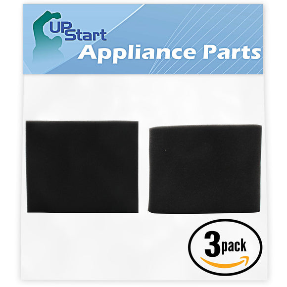 3-Pack Replacement Bissell Clean View Power Trak Revolution 6591 Upper Tank and Pre-Motor Filter