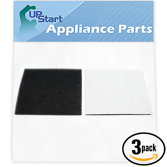 3-Pack Kenmore 11624212400 Vacuum Foam Filter Replacement