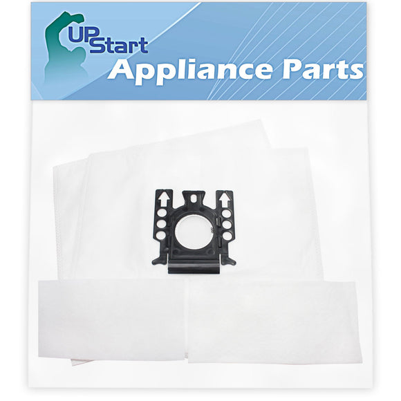 2 Miele S314i Red Star & White Star Vacuum Bags Replacement with 2 Micro Filters